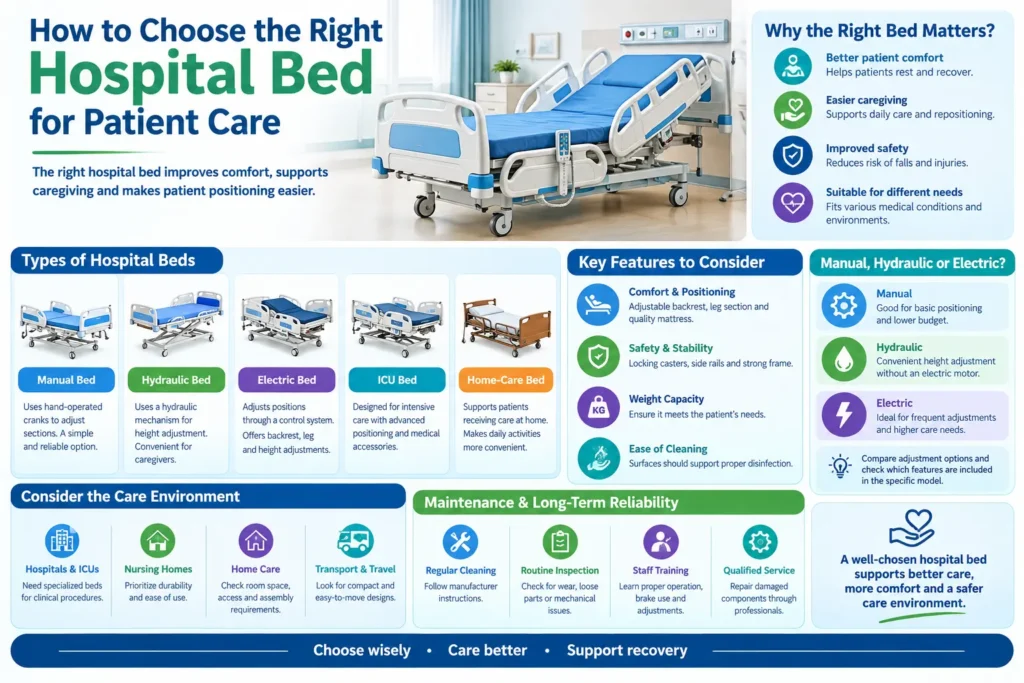 How to Choose the Right Hospital Bed for Patient Care