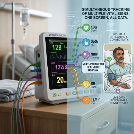 5 Parameter Patient Monitor (2)