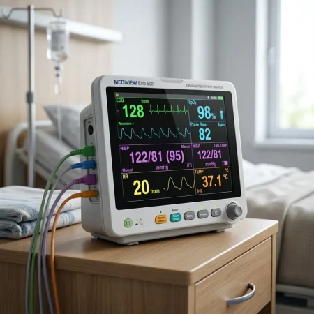 5 Parameter Patient Monitor