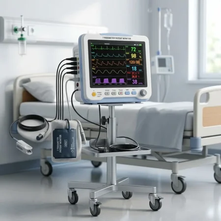 7 Parameter Patient Monitor
