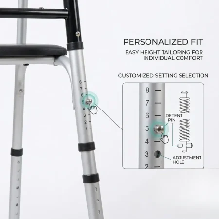 ADJUSTABLE HEIGHT WALKER (3)
