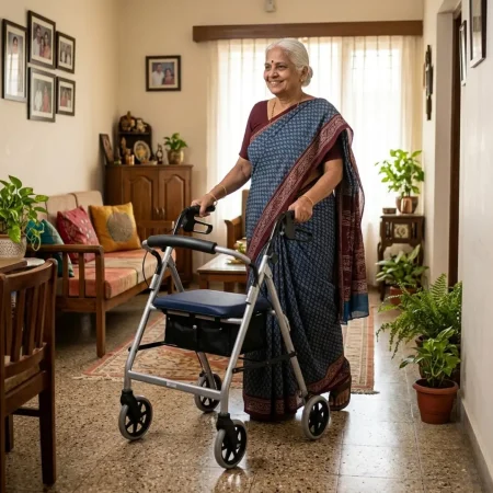 ALUMINIUM LIGHTWEIGHT WALKER (4)
