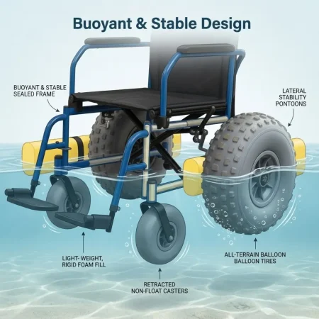 AMPHIBIOUS WHEELCHAIR (3)