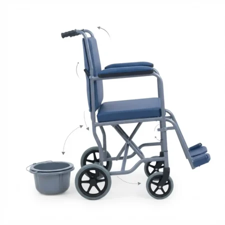 COMMODE WHEELCHAIR (2)