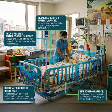 PEDIATRIC HOSPITAL BED (3)